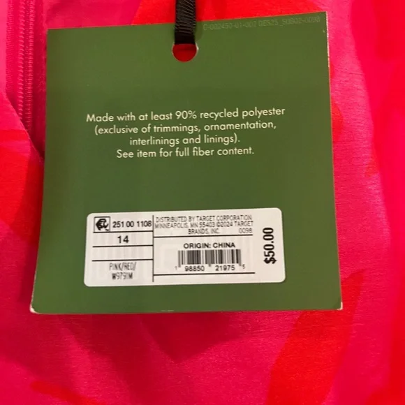 Kate Spade Red Rose Peplum Midi Sundress - Picture 3 of 3